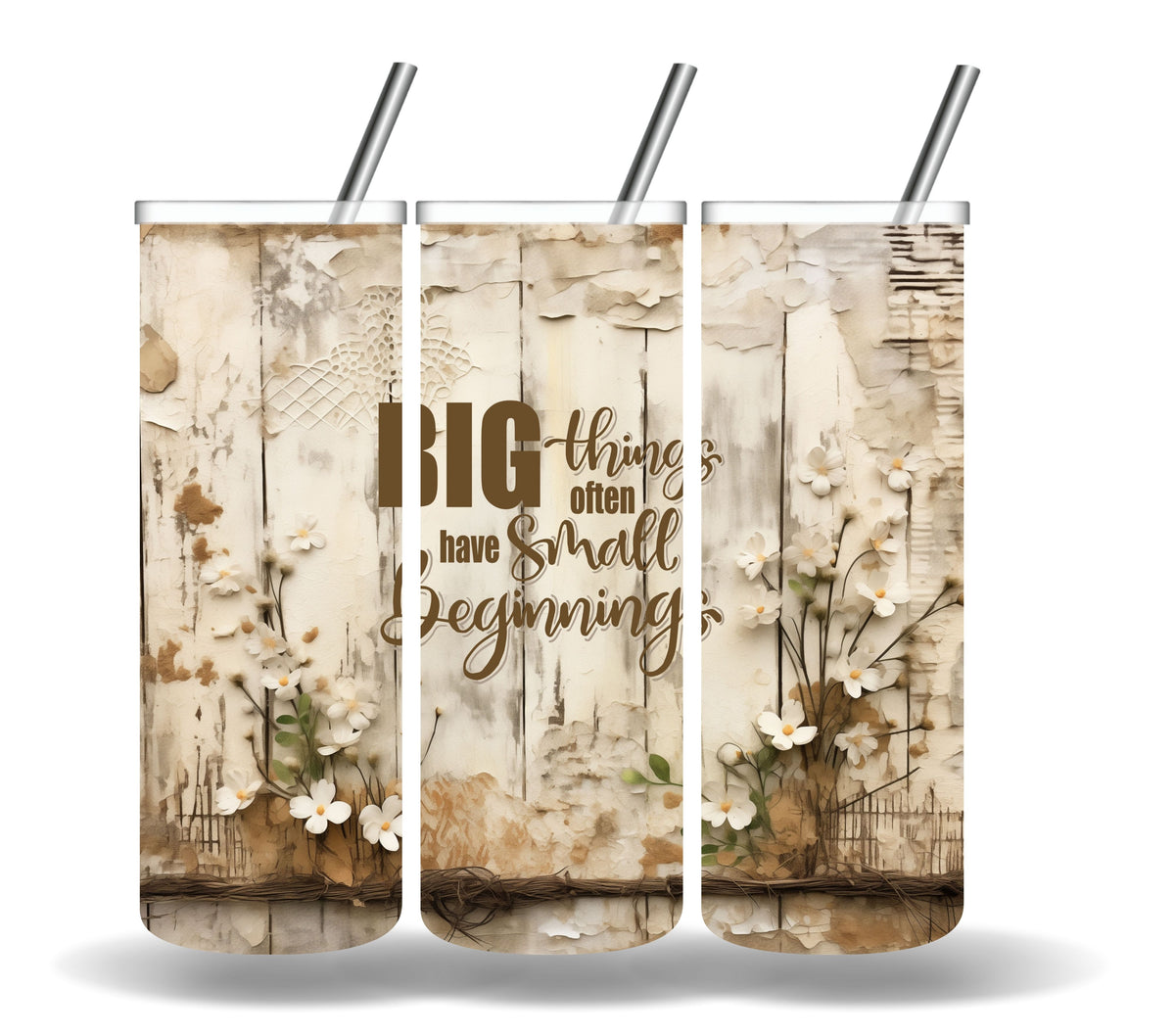 Big Things vinyl tumbler wraps