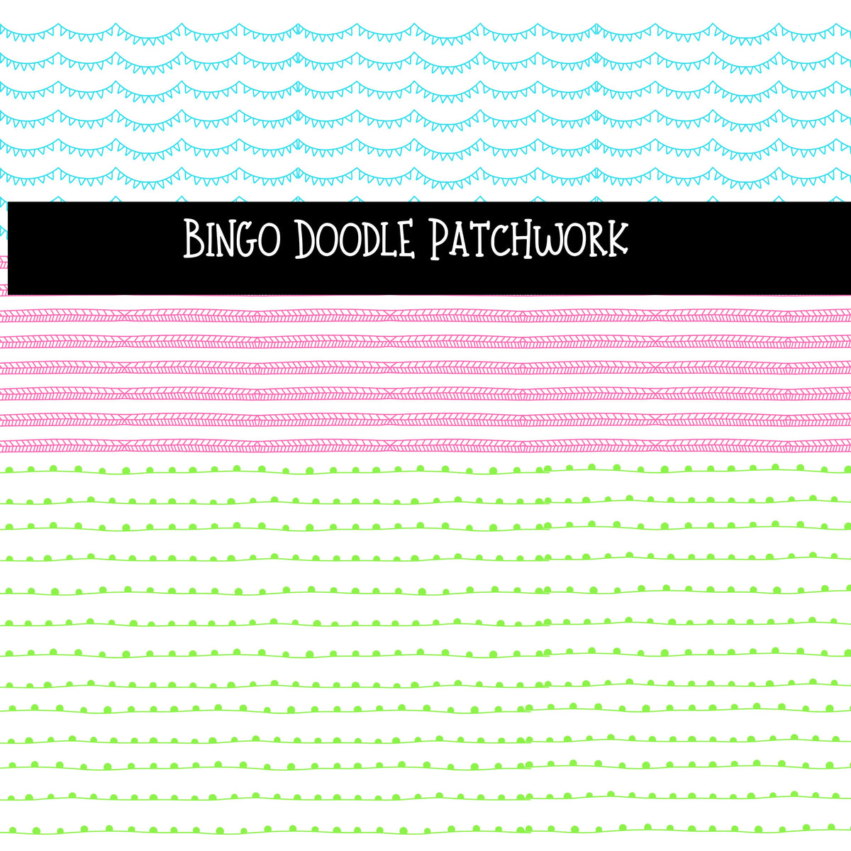 Bingo Doodle Patchwork Set