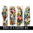 Birds of a Feather Panels- UV DTF Decal sheet 5 Design sheets 2 sizes