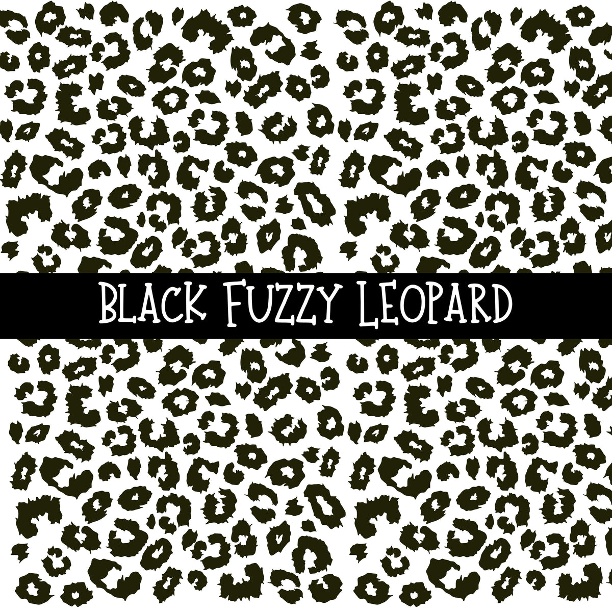 Fuzzy Leopard UV DTF Decal sheets 8 color Options