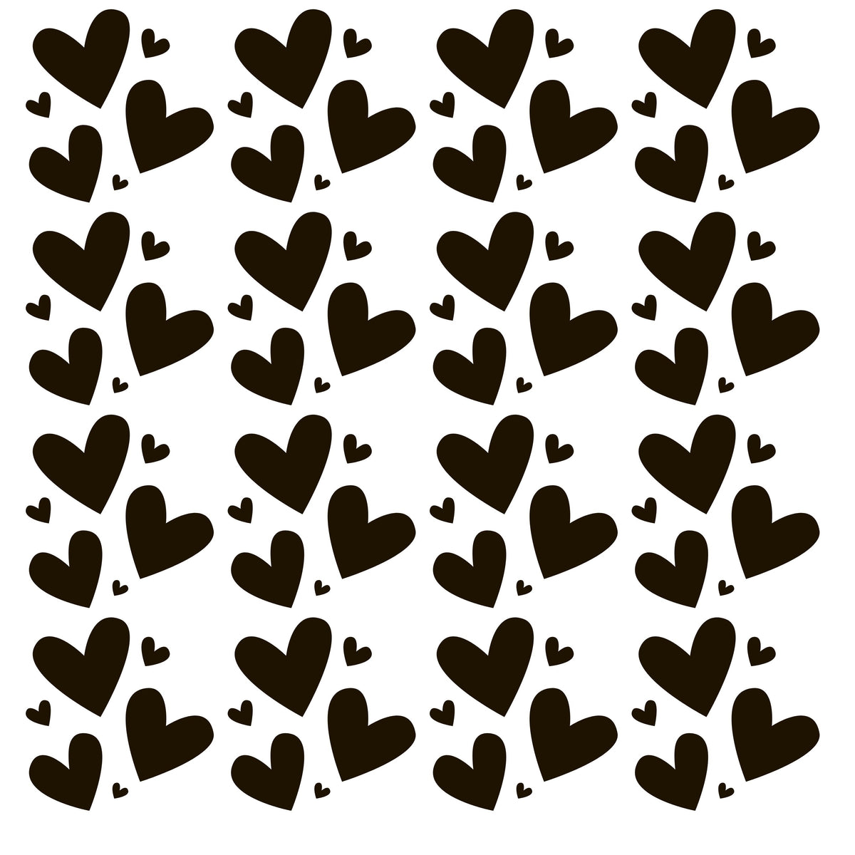 Hearts in multiple sizes UV DTF Decal sheets- multiple color options