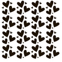 Hearts in multiple sizes UV DTF Decal sheets- multiple color options