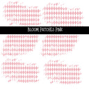 Bloom Patches UV DTF Decal sheets 4 design Options available