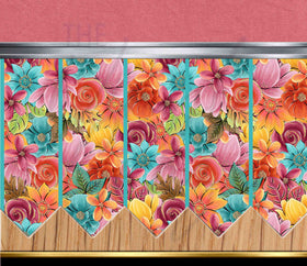 Blooming Beauty Pencil 20 oz Skinny Adhesive Vinyl Wrap