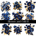 Blooms and Gold Decal sheets- 11 Design Optons