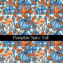 Pumpkin Spice Fall 12x12 vinyl sheet