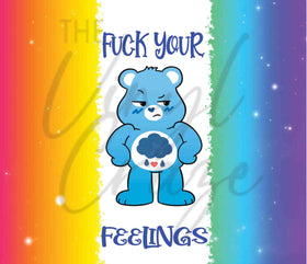 Naughty Bears 20 or 30 oz Skinny Adhesive Vinyl Wrap
