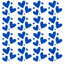 Hearts in multiple sizes UV DTF Decal sheets- multiple color options