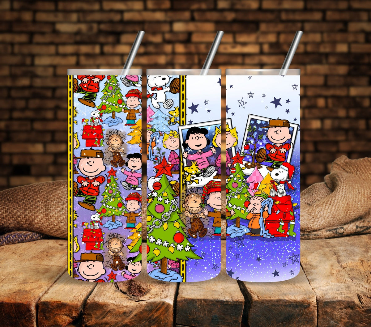 Charlie Christmas Vinyl Tumbler wraps