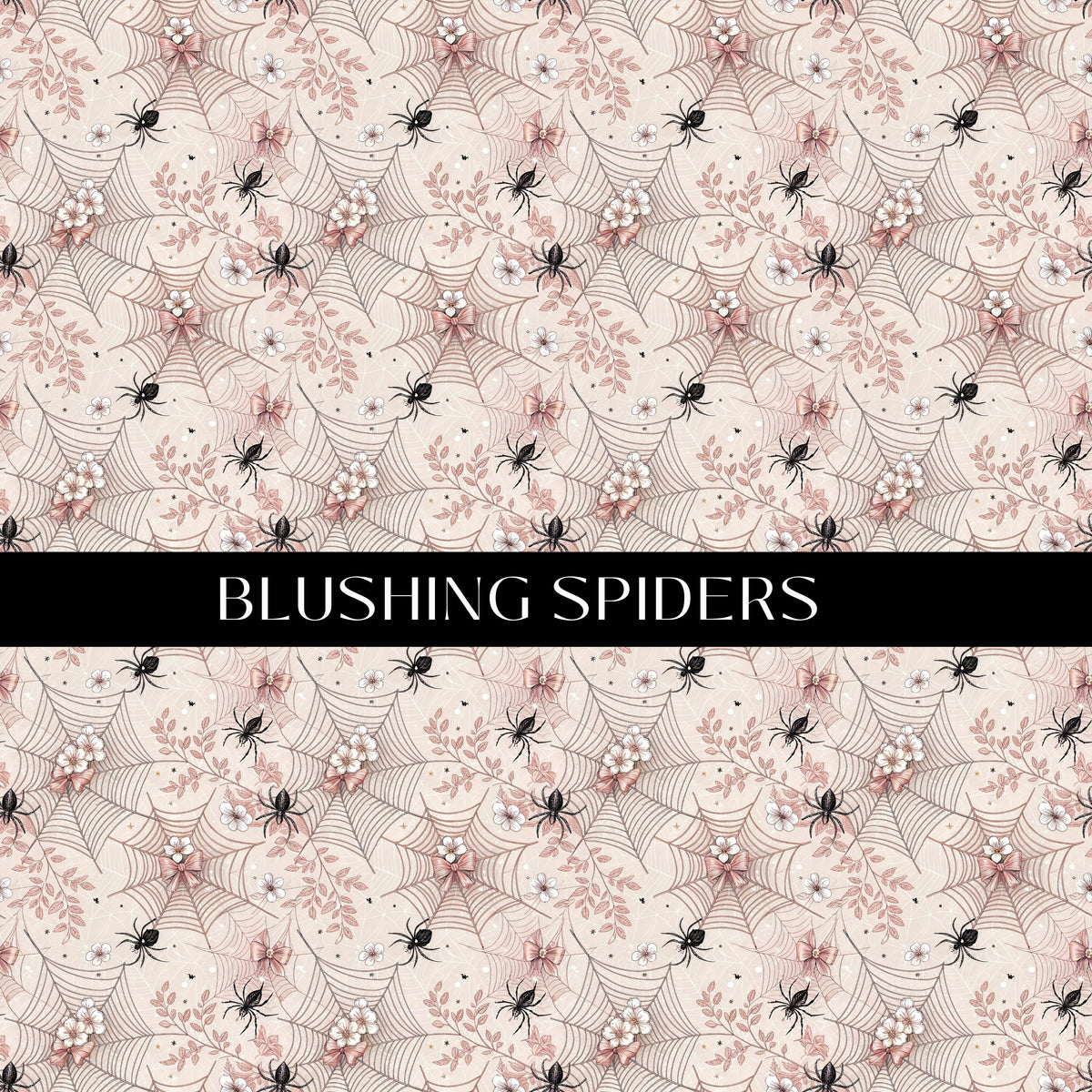 Blushing Spiders 12x12 vinyl sheet