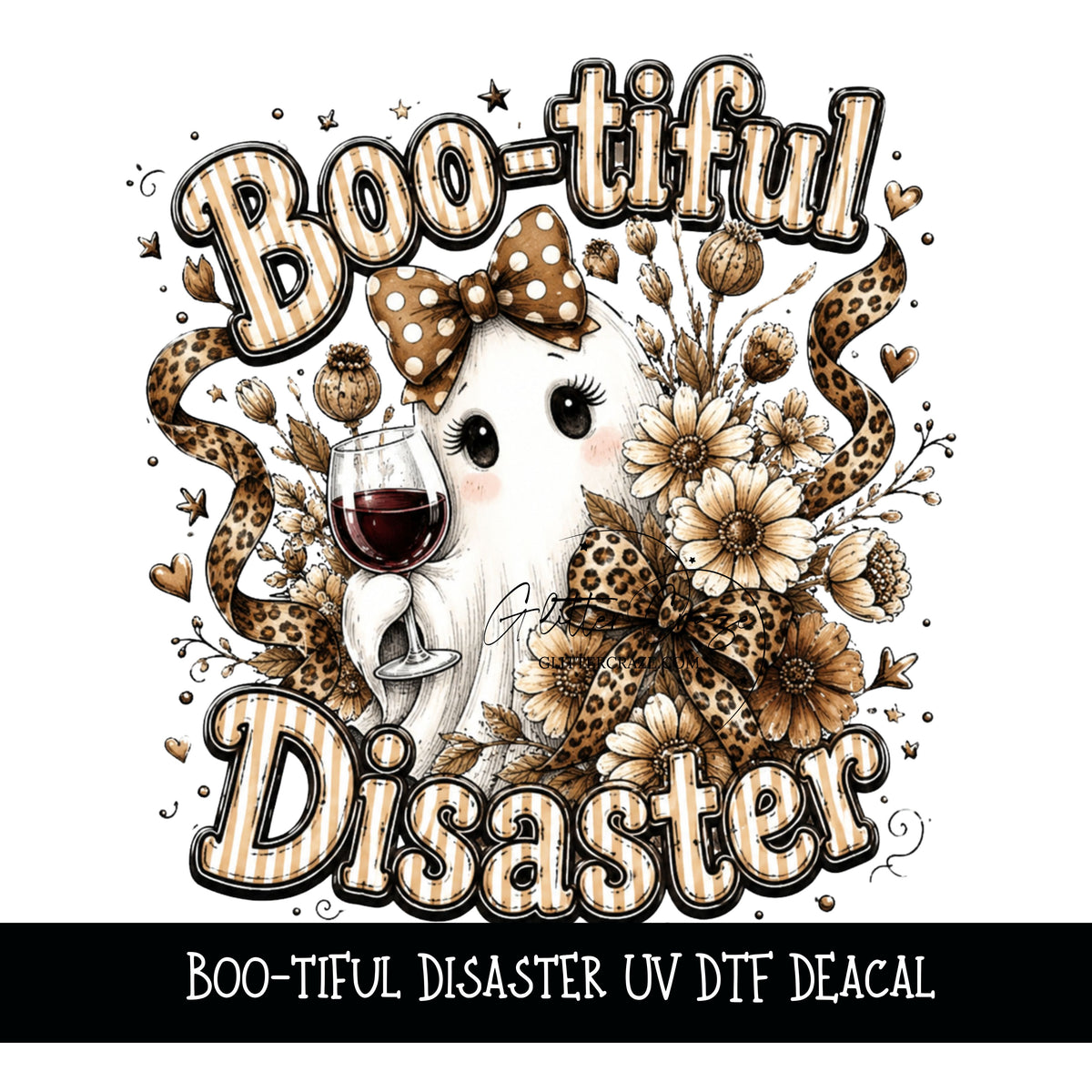 Boo-tiful Disaster UV DTF Decal