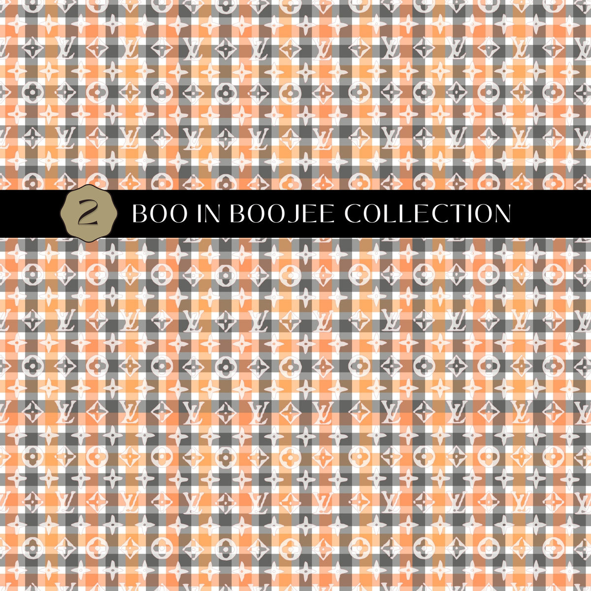 Boo in Boojee Collection 12x12 vinyl sheet 4 Designs