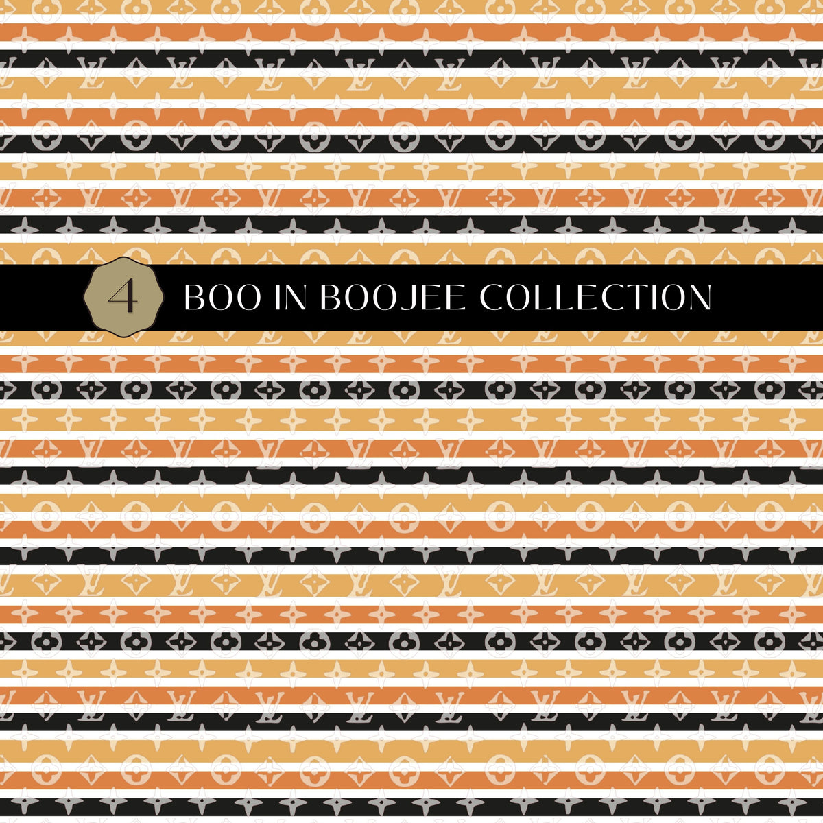 Boo in Boojee Collection 12x12 vinyl sheet 4 Designs