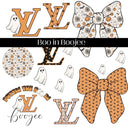 Boo in Boojee UV DTF Decal Sheet