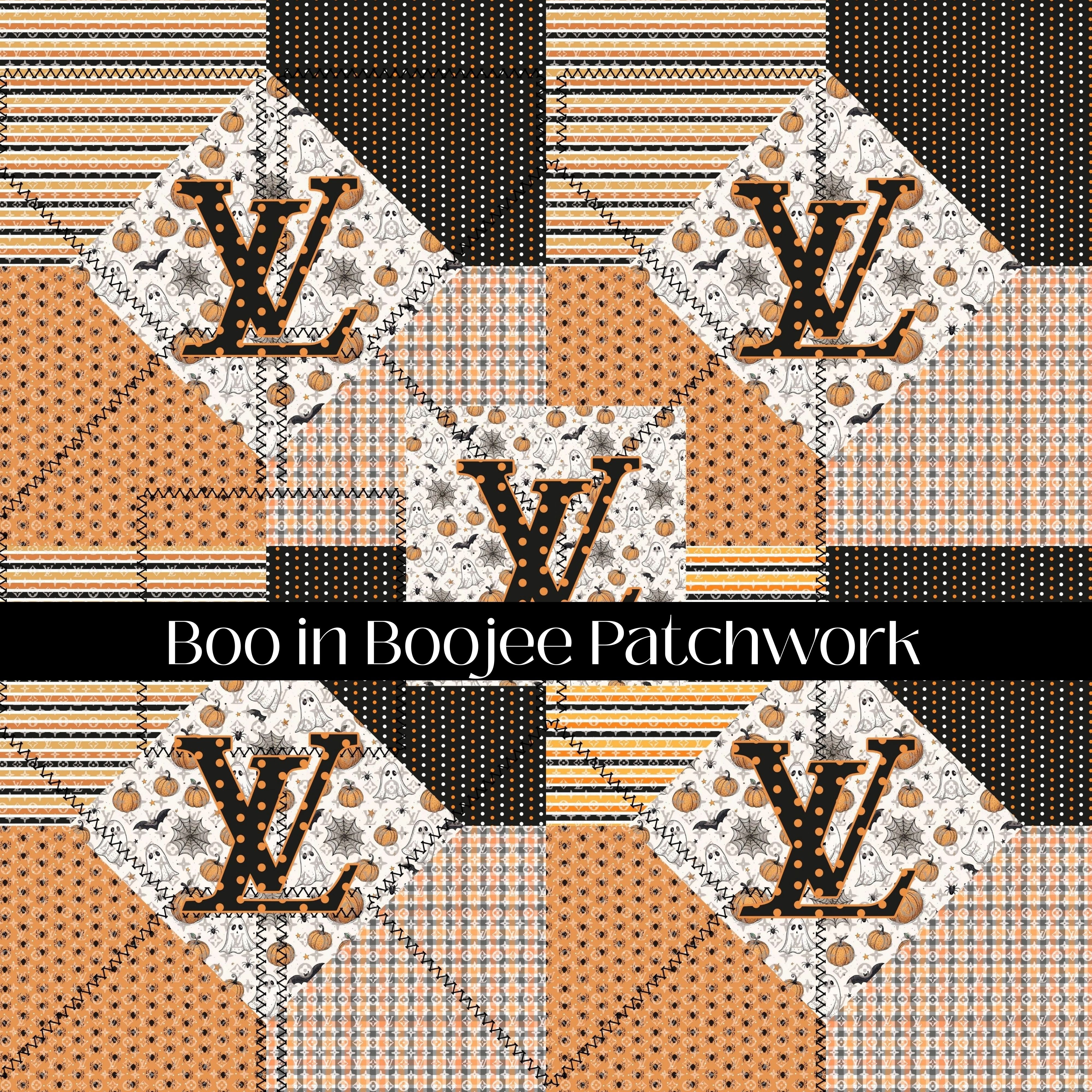 Boo in Boojee Patchwork 12x12 vinyl sheet – Kraft Craze