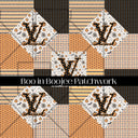 Boo in Boojee Patchwork 12x12 vinyl sheet