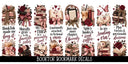 Booktok Bookmark UV DTF Decal sheet- 8 Designs