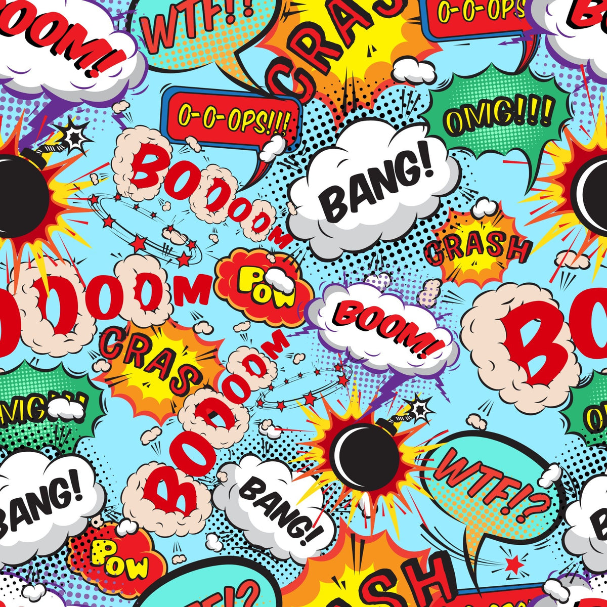 Boom! Crash! - Adhesive Vinyl