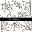 Boo-tanical Torn Pages UV DTF Decal sheets 3 designs available