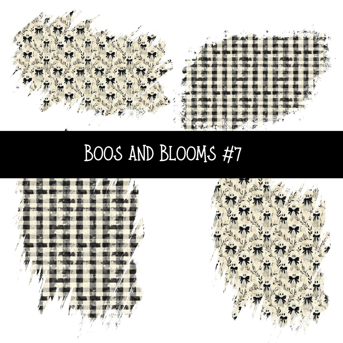 Boos and Blooms UV DTF Decal sheets 7 Designs available