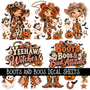 Boots and Boos UV DTF Decal sheets