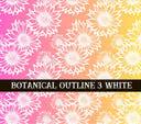 Botanical Outline #3 UV DTF Wrap 3 color options