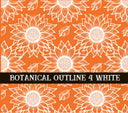 Botanical Outline #4 UV DTF Wrap 3 color options