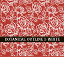 Botanical Outline #5 UV DTF Wrap 3 color options