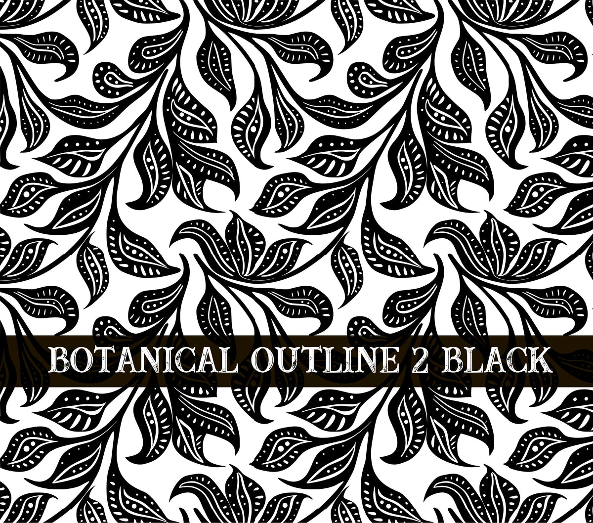 Botanical Outline #2 UV DTF Wrap