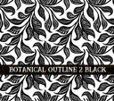 Botanical Outline #2 UV DTF Wrap