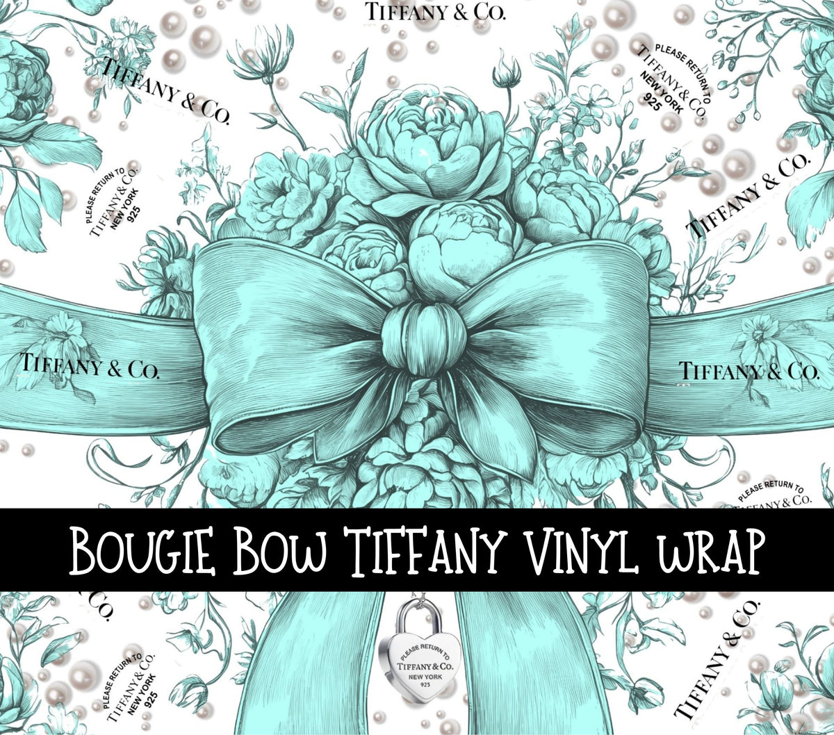 Bougie Bow vinyl tumbler wraps 4 designs