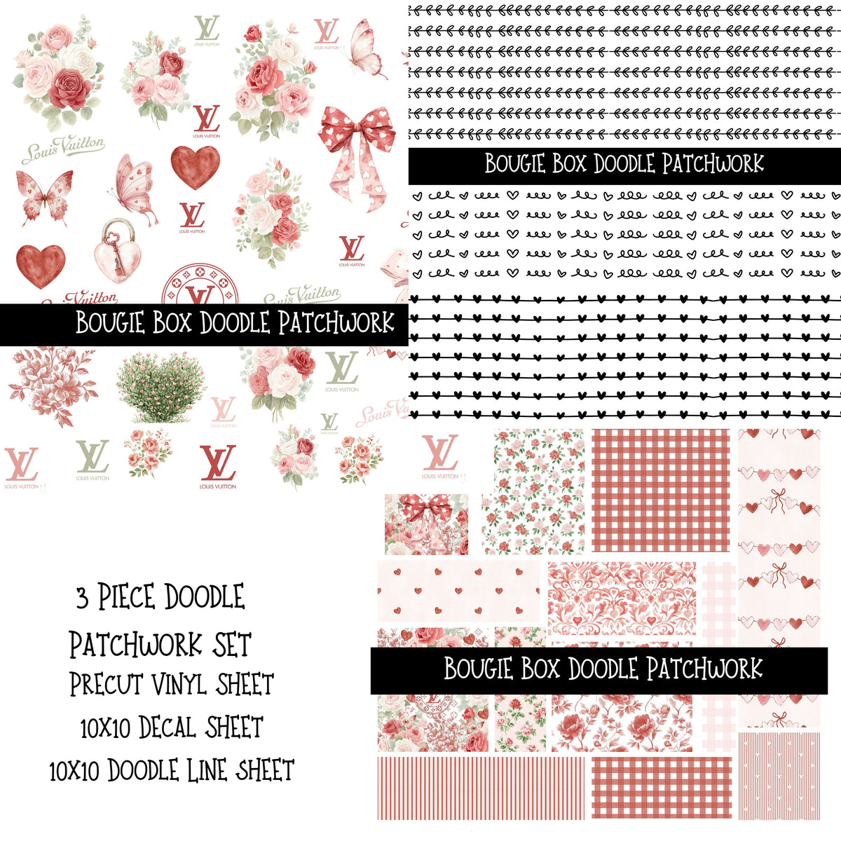 Bougie Box Doodle Patchwork Set