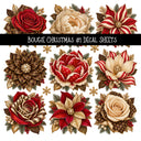 Bougie Christmas UV DTF Decal sheets 12 Designs available