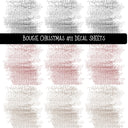 Bougie Christmas UV DTF Decal sheets 12 Designs available