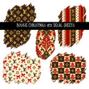 Bougie Christmas UV DTF Decal sheets 12 Designs available
