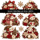 Bougie Christmas UV DTF Decal sheets 12 Designs available
