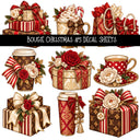 Bougie Christmas UV DTF Decal sheets 12 Designs available