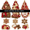 Bougie Christmas UV DTF Decal sheets 12 Designs available