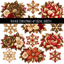 Bougie Christmas UV DTF Decal sheets 12 Designs available