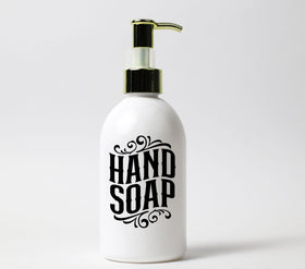 Hand Soap Dispenser UV DTF Decal