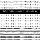 Breast Cancer Awareness Doodle Patchwork Set