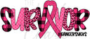 Breast Cancer Survivor UV DTF Decal