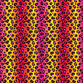 Bright Leopard Stripes Adhesive Vinyl