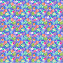 Bright Pineapple In Blue - Adhesive Vinyl