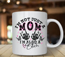 Not just a mom black UV DTF Decals
