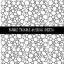 Bubble Trouble Element torn pages UV DTF Decal sheets 6 Designs available