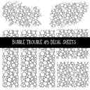 Bubble Trouble Element torn pages UV DTF Decal sheets 6 Designs available