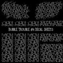 Bubble Trouble Element torn pages UV DTF Decal sheets 6 Designs available