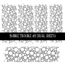 Bubble Trouble Element torn pages UV DTF Decal sheets 6 Designs available