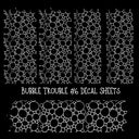 Bubble Trouble Element torn pages UV DTF Decal sheets 6 Designs available